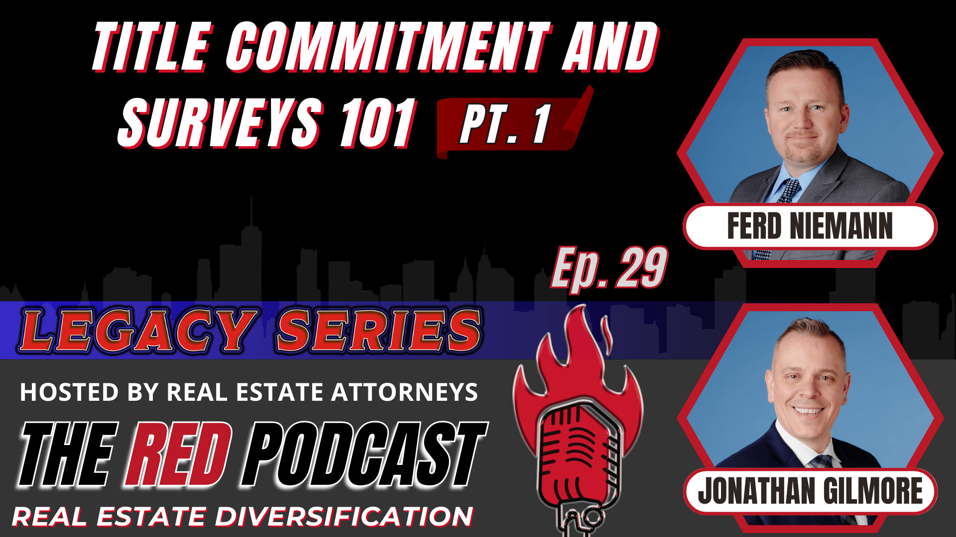 Title Commitment and Surveys 101 – Part 1 of 2 | The RED Podcast | KC Real Estate Law | Graphics by Kian Thiessen